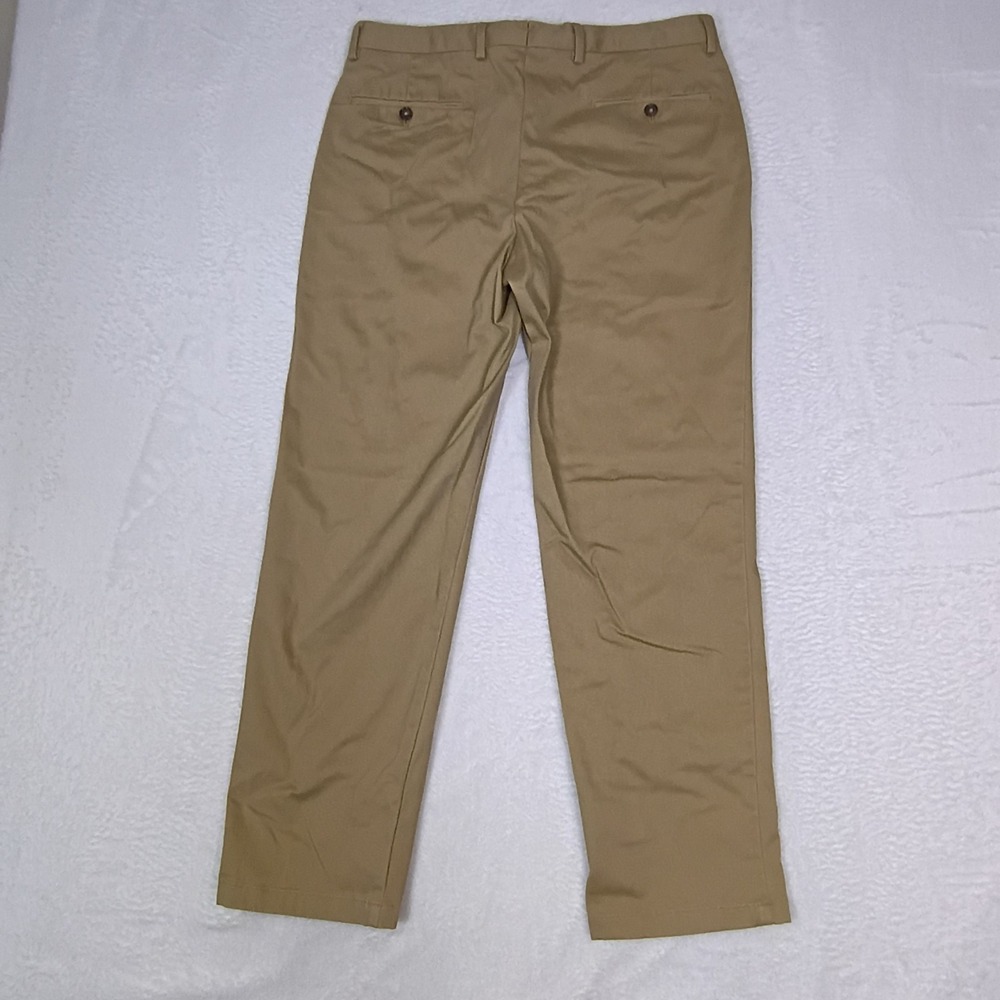 Joseph A Bank Men's Reserve Khaki Pants size 34 x 30 Tailored Fit Fits 34x29 - Picture 2 of 14